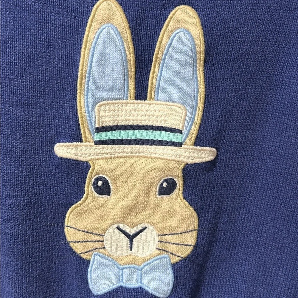 Gymboree Boys Embroidered Bunny Sweater - Spring Celebrations
